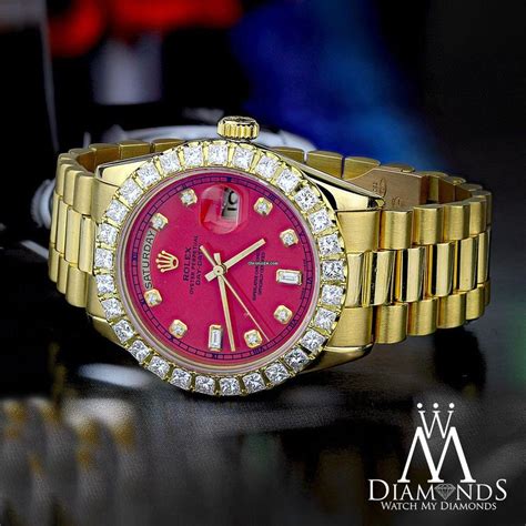 rolex red face for sale.